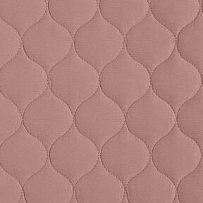 Quiltat tyg cirkelmönster – gammalt rosa, 