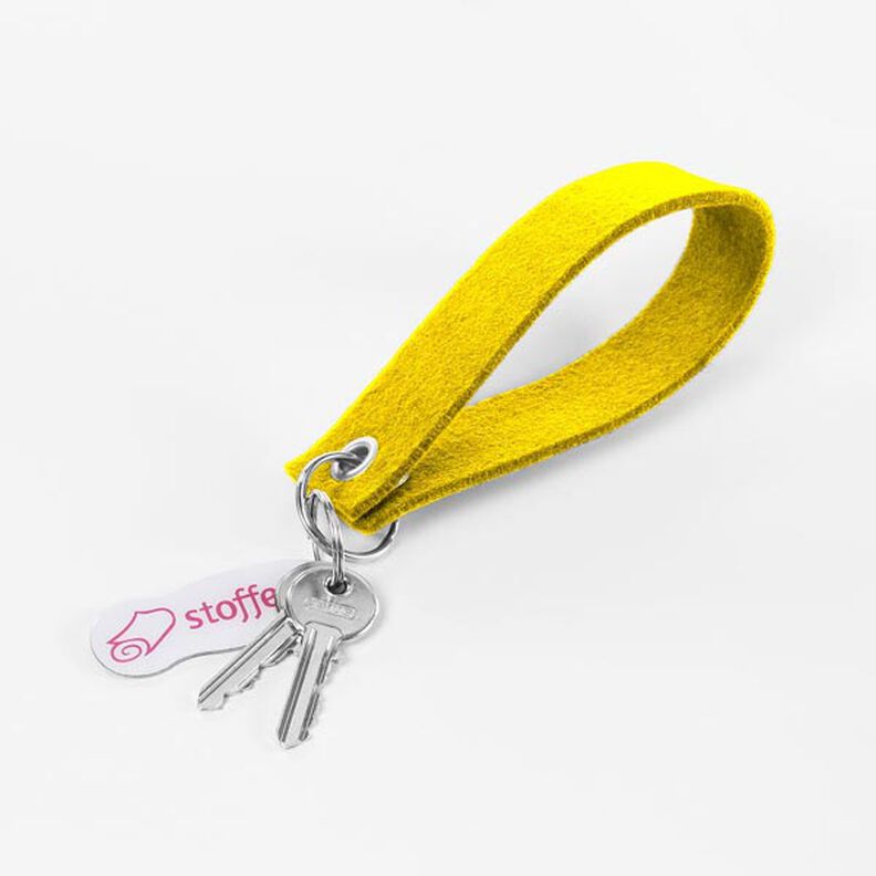 Filt 90 cm / 3 mm tjockt – gul,  image number 5