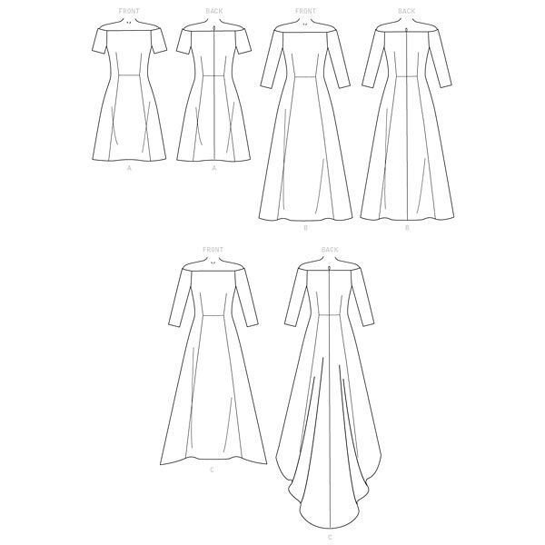 Klänning, Butterick 6639 | 32-40, image number 7