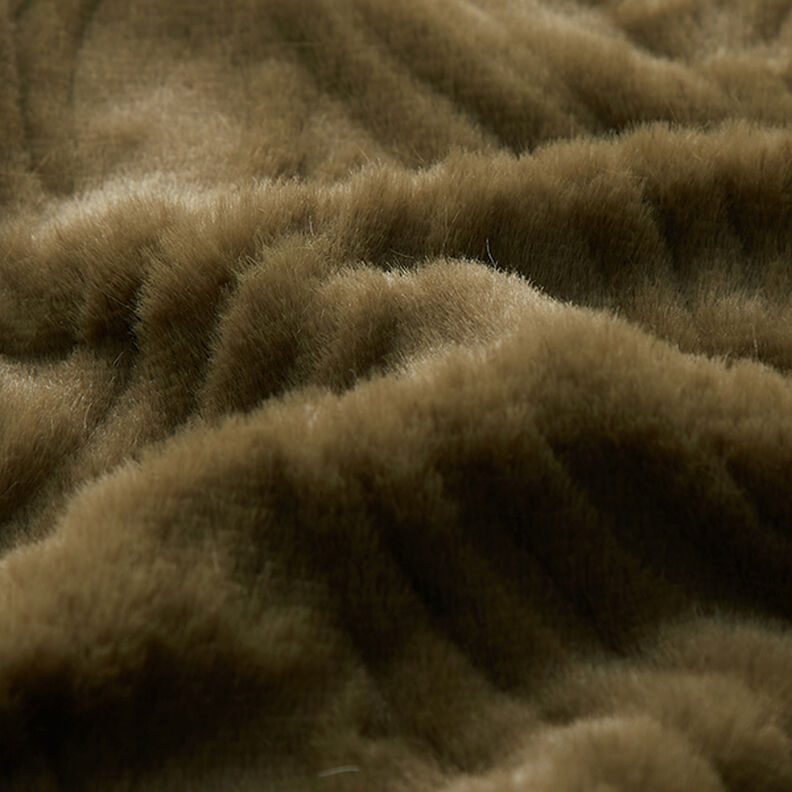 Fuskpäls Vågiga linjer – khaki,  image number 2