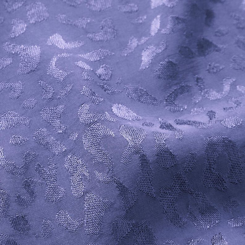 Viskostyg leopardmönster – blålila,  image number 3