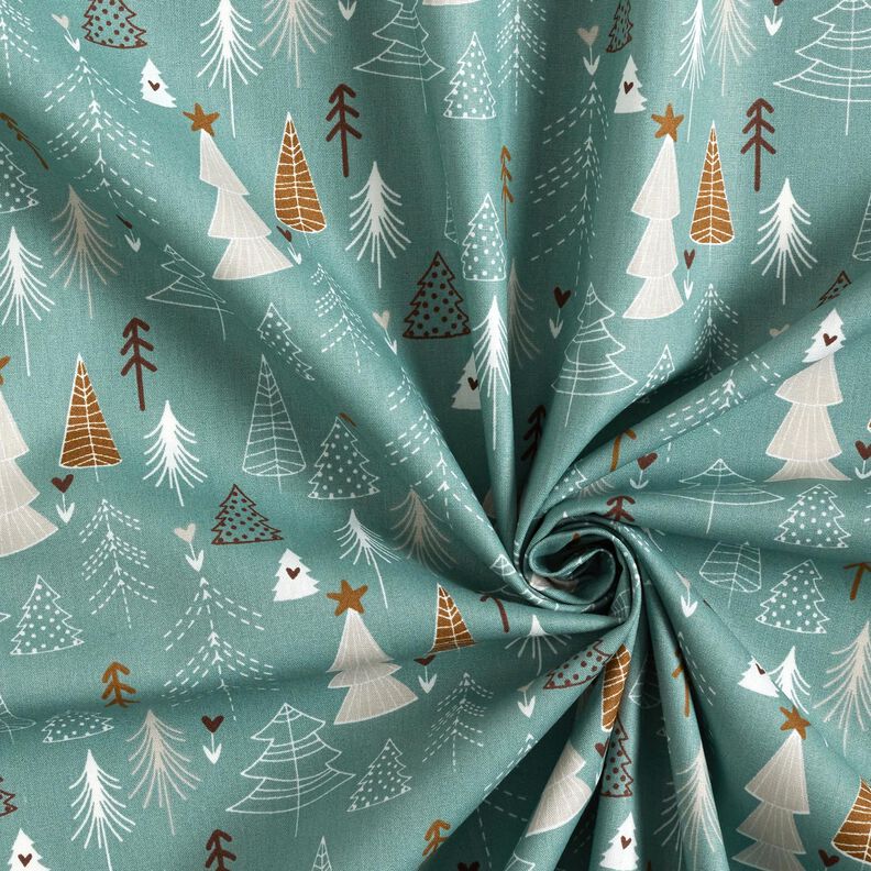 Bomullstyg Poplin Minimalistiska granar – vass,  image number 3