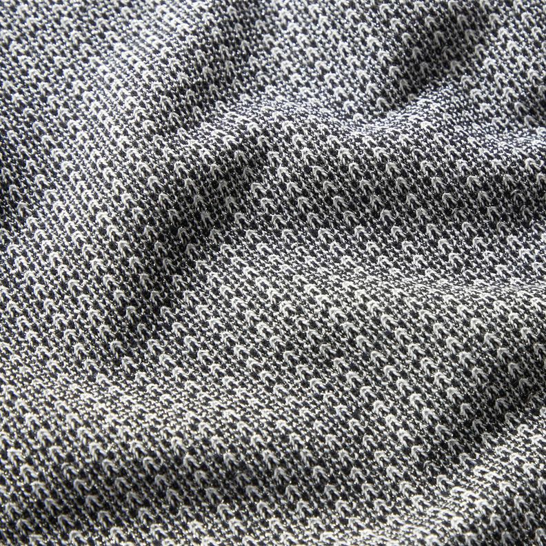 fransk frotté glitter – svart,  image number 2