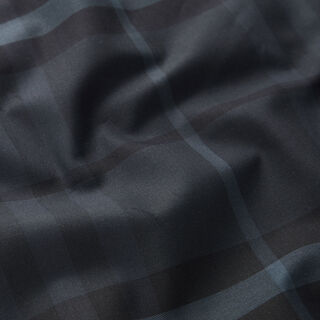 skjorttyg tartanrutor – nattblå/svart, 