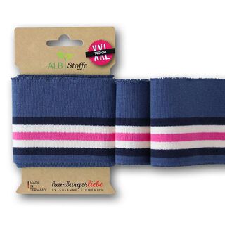 GOTS Ribbade muddar CUFF ME POLO [140 cm | 7,5 cm]  | Albstoffe | Hamburger, 