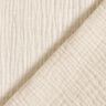 Muslin/Dubbel-krinkelväv Linne-mix Uni  – natur,  thumbnail number 3