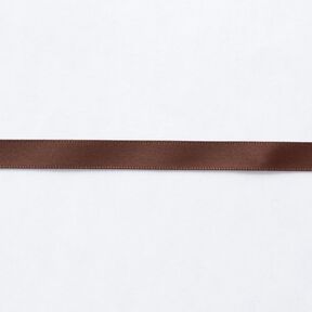Satinband [9 mm] – mörkbrun, 