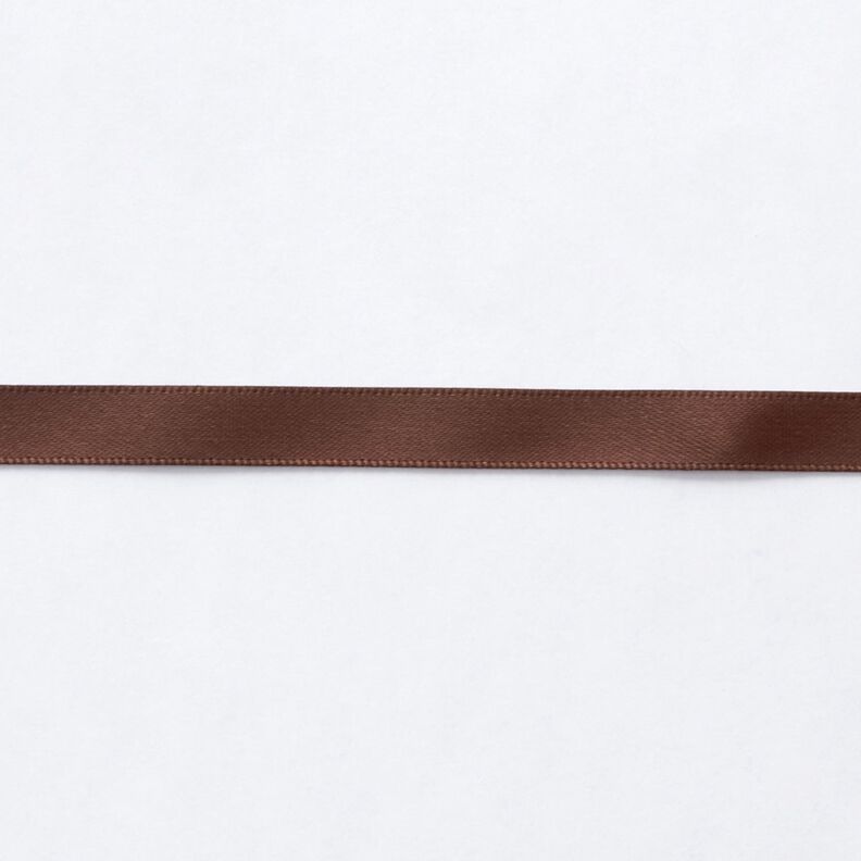 Satinband [9 mm] – mörkbrun,  image number 1