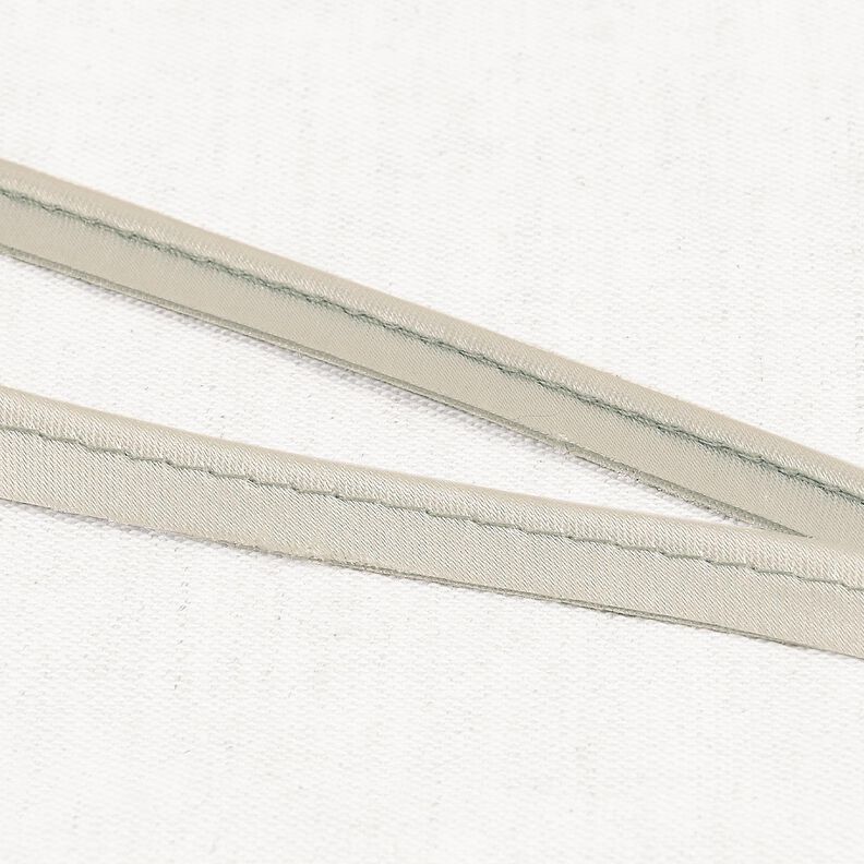 Satin passpoalband [10 mm] – mullvad,  image number 1