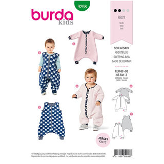 Sovsäck, Burda 9298 | 68 - 98, 