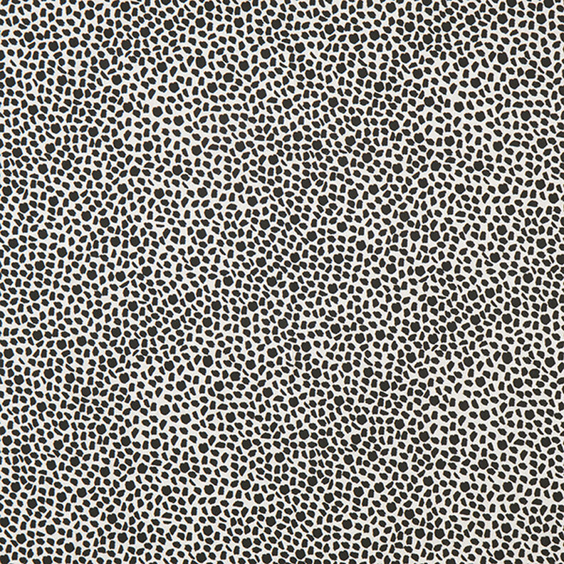 Dekorationstyg Halvpanama leopardmönster – svart/natur,  image number 1