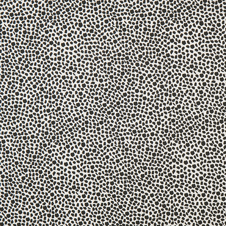 Dekorationstyg Halvpanama leopardmönster – svart/natur,  image number 1