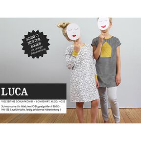 LUCA Mångsidig sovdräkt för flickor | Studio Schnittreif | 86-152, 