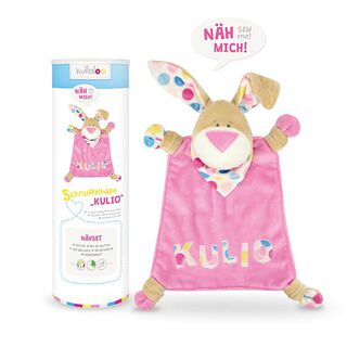 Sykit snuttefilt hare ”Kulio”  - rosa | Kullaloo, 
