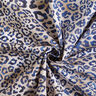 GOTS Bomullspoplin Leopardmönster | TCC x LOOKS by Wolfgang Joop – indigo/ljus gråbrun,  thumbnail number 5