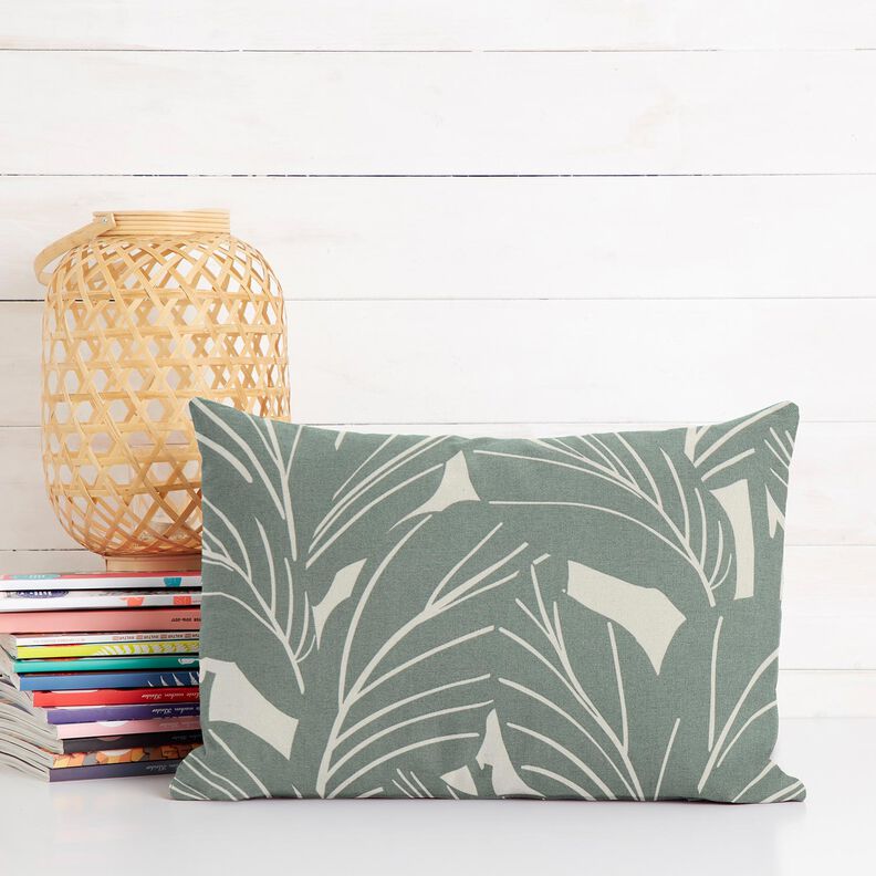 Dekorationstyg Panama Eleganta blad – vass/natur, image number 6