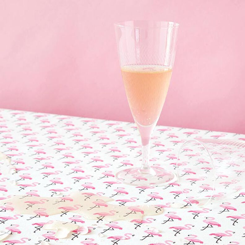 Behandlad bomull Flamingo – yllevit,  image number 5