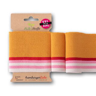 GOTS Ekologiska stickade muddar CUFF ME COLLEGE [140 cm | 7,5 cm] | Albstoffe | Hamburger Liebe, 