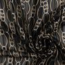 chiffong kritstrecksrandigt i glitter kedjelänkar – svart/vit,  thumbnail number 3
