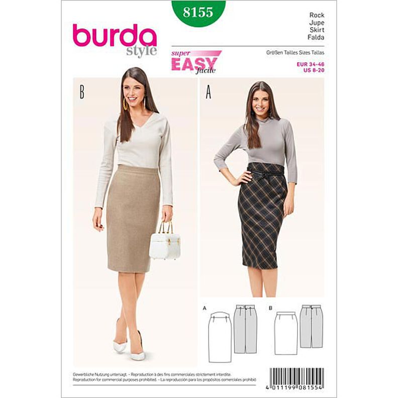 Kjol, Burda 8155,  image number 1