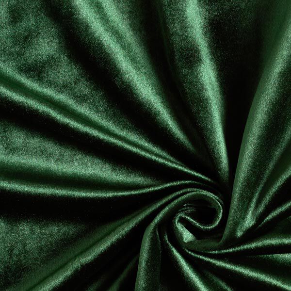 Dekorationstyg Sammet – mörkgrön,  image number 1
