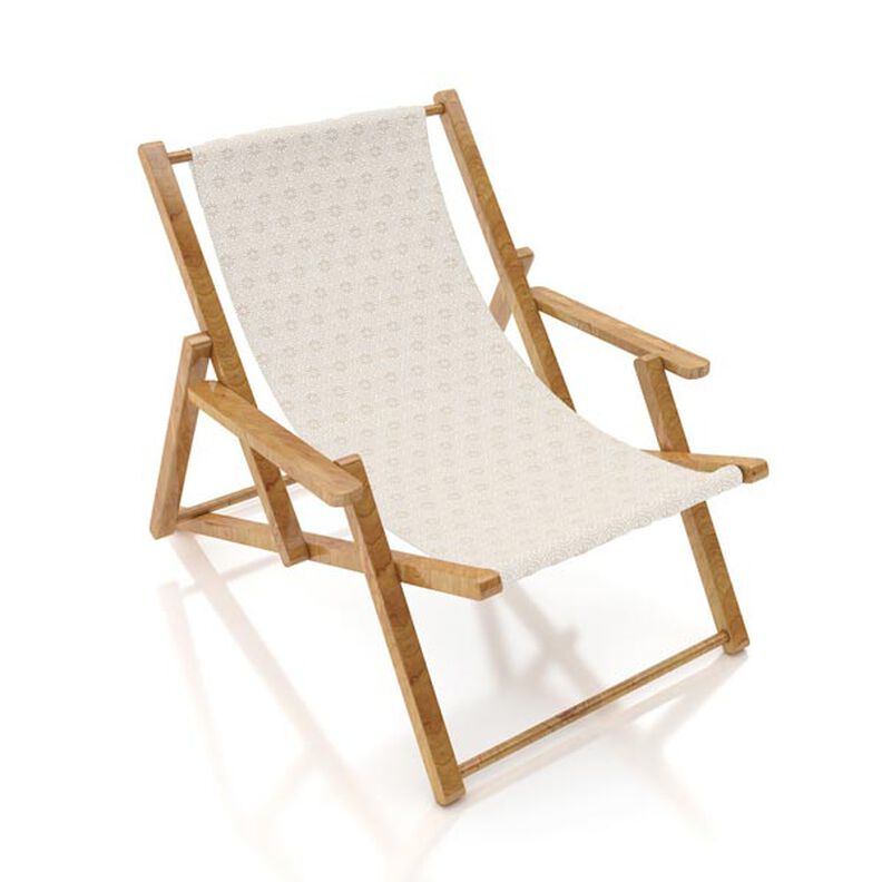 Outdoortyg jacquard Cirkel-ornament – beige/yllevit, image number 8