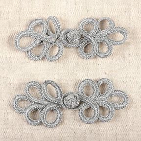 Beslag nedläggning [ 3 x 8 cm ] – silver, 