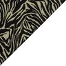 Viskosjersey zebratryck – ljus kaki/svart,  thumbnail number 4