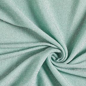 Jerseytyg Silverglitter Glamour – mint, 