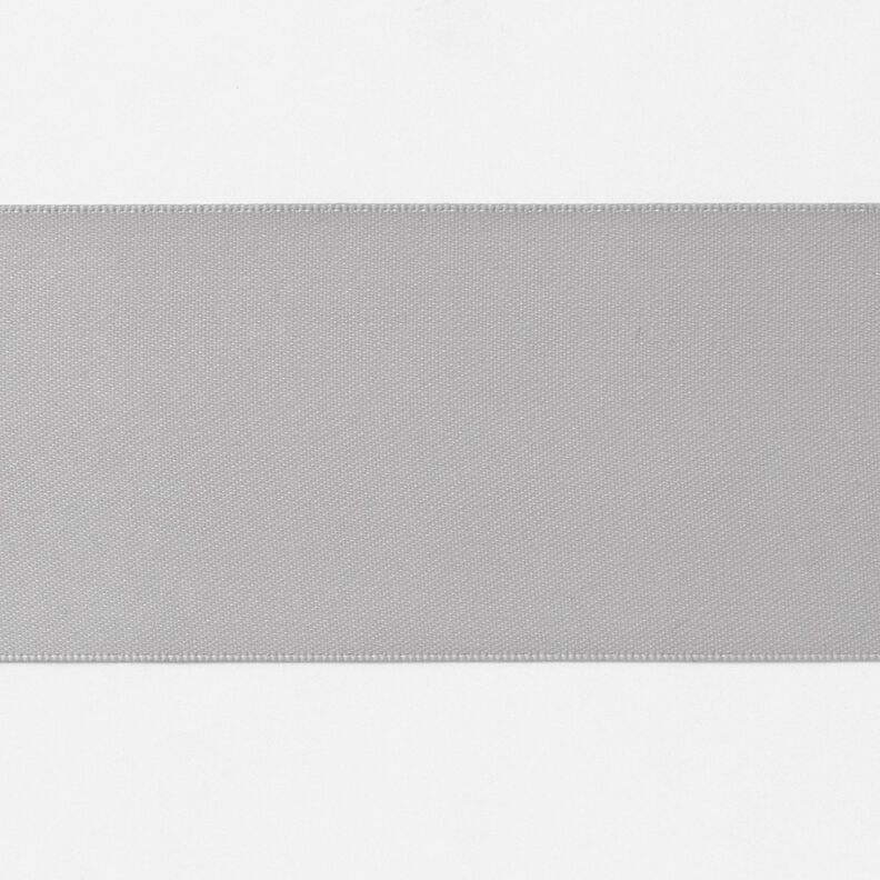 Satinband [50 mm] – ljusgrått,  image number 1