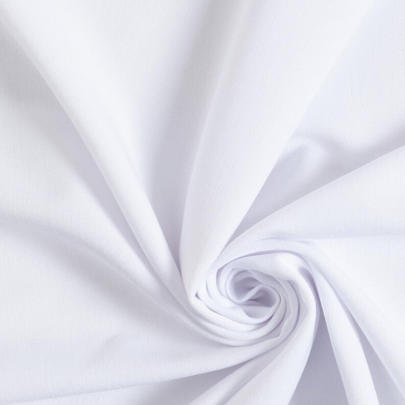 Bi-stretch gabardin – vit,  image number 1