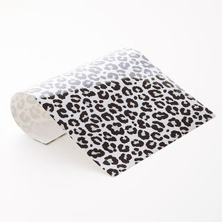 Flexfolie design leo Din A4 – svart/vit, 