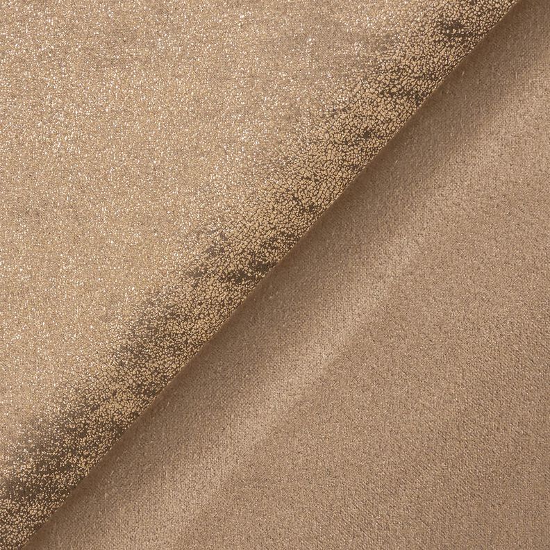 Stretchvelours Metallic – brons,  image number 4