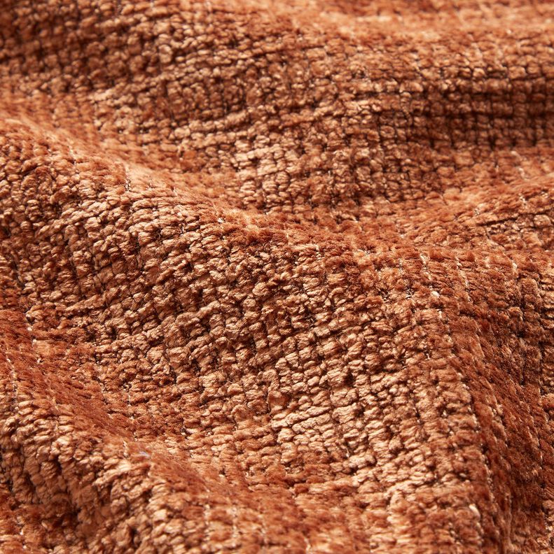 Stoppningstyg Chenille Enfärgat – brons, image number 2