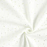 Bomull Muslin Spridda guldfläckar – vit/guld,  thumbnail number 3