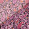 Crepe-chiffong paisley – rödlila,  thumbnail number 4