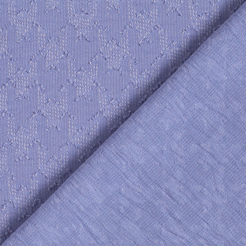 Jacquard dobby hundtandsmönster – duvblå,  image number 6