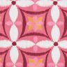 Dekorationstyg Canvas Broderi-look stor – pink/elfenbensvit,  thumbnail number 1