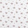 GOTS Bomullsjersey Spridda blommor | Poppy Fabrics – vit,  thumbnail number 1