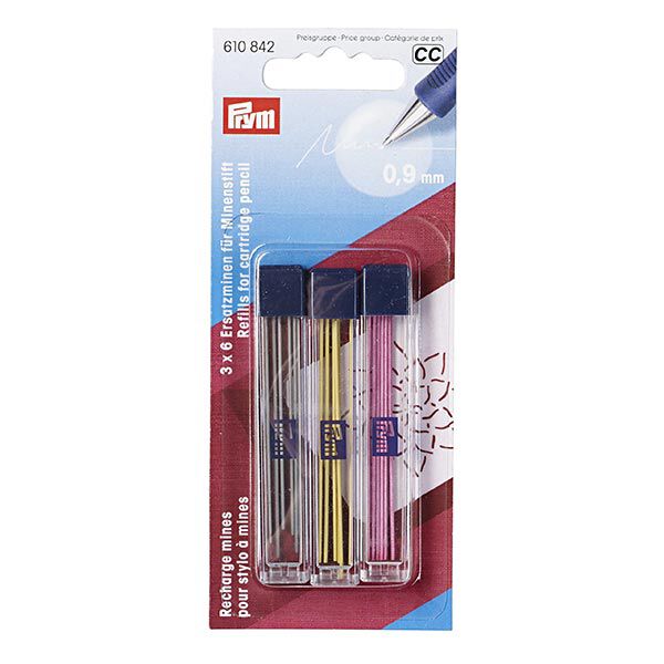 Reservstift till stiftpenna [ Ø 0,9mm ] | Prym – färgmix,  image number 1