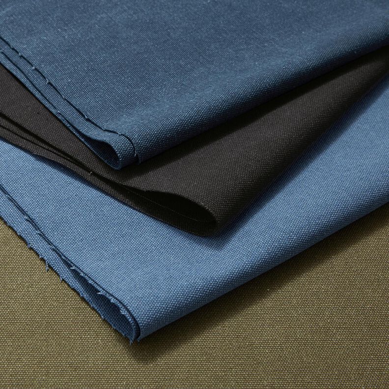 Dekorationstyg Canvas vaxad – khaki, image number 6