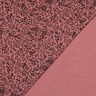 Muslin/Dubbel-krinkelväv Tvåfärgade blommor  | Poppy Fabrics – mörk gammelrosa/svart,  thumbnail number 4