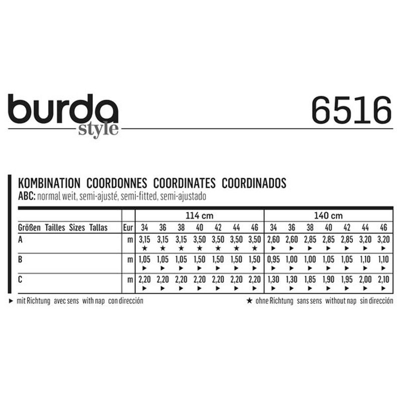 Overall / överdel / byxor, Burda 6516,  image number 4