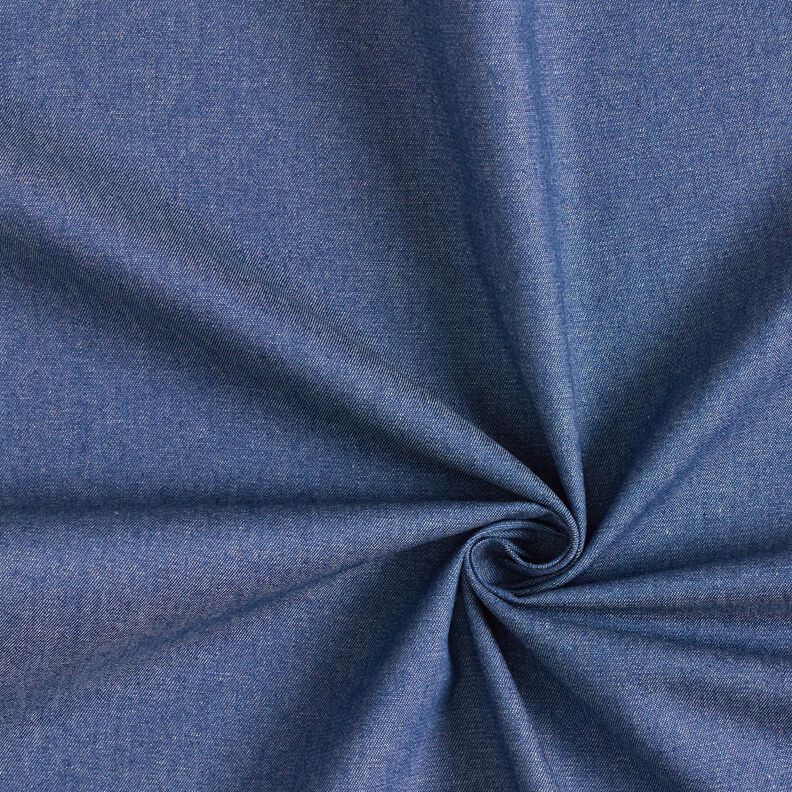 bomullsdenim tunn – blå,  image number 1