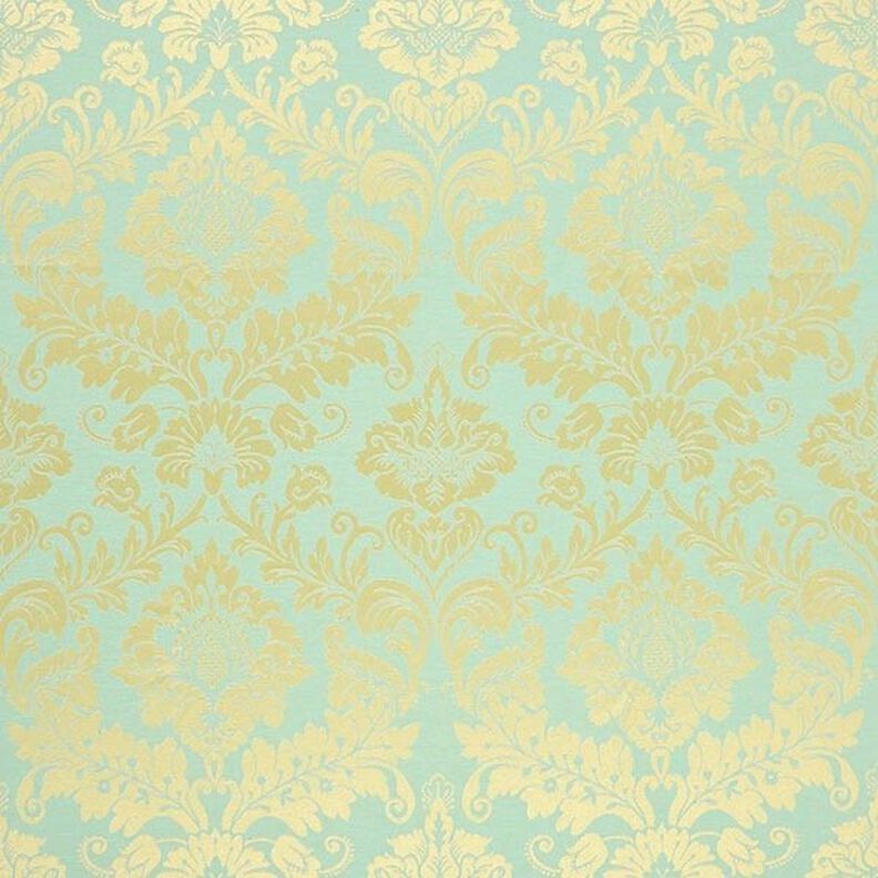 Dekorationstyg Jacquard Trento 280 cm – mint,  image number 1