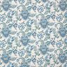 dekorationstyg Canvas orientaliska blomsterornament 280 cm – vit/blå,  thumbnail number 1