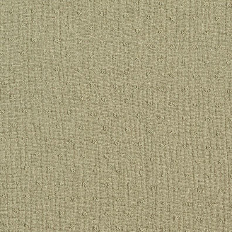 Muslin/Dubbel-krinkelväv dobby – vass,  image number 1