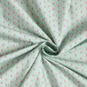 Bomullstyg Poplin Minispikar – ljus mint/mörk gammelrosa,  thumbnail number 3