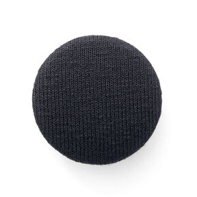 Klädd knapp, Viskosjersey Medium – svart, 