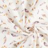 Ekologisk bomullspoplin fjädrar och blomgrenar – elfenbensvit,  thumbnail number 3